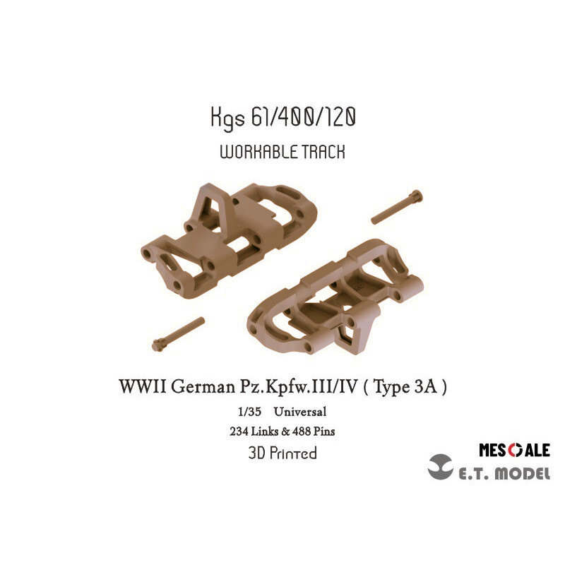 3D Printing Ideas - ET 1/35 P35-020 WWII German Pz.Kpfw.III/IV