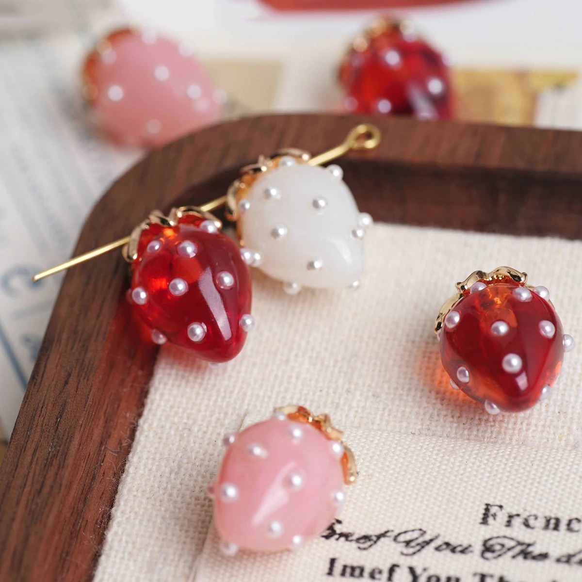 3D Printing Ideas - 2Pcs Color Print 3D Cartoon Strawberry
