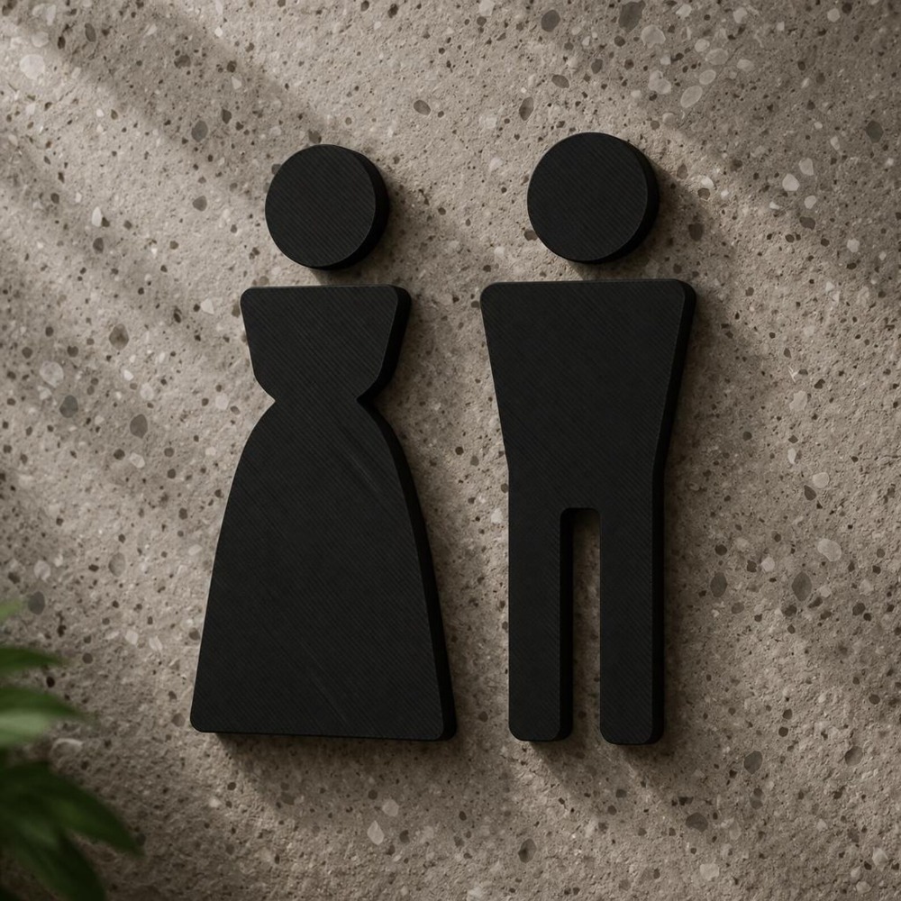 Minimalist 3D Printed Male Fem - đánh giá và giá 3D Printing Icon