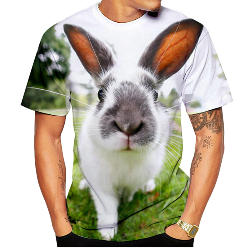 Fashion Cute Rabbit 3D Print T - đánh giá và giá 3D Printing Rabbit