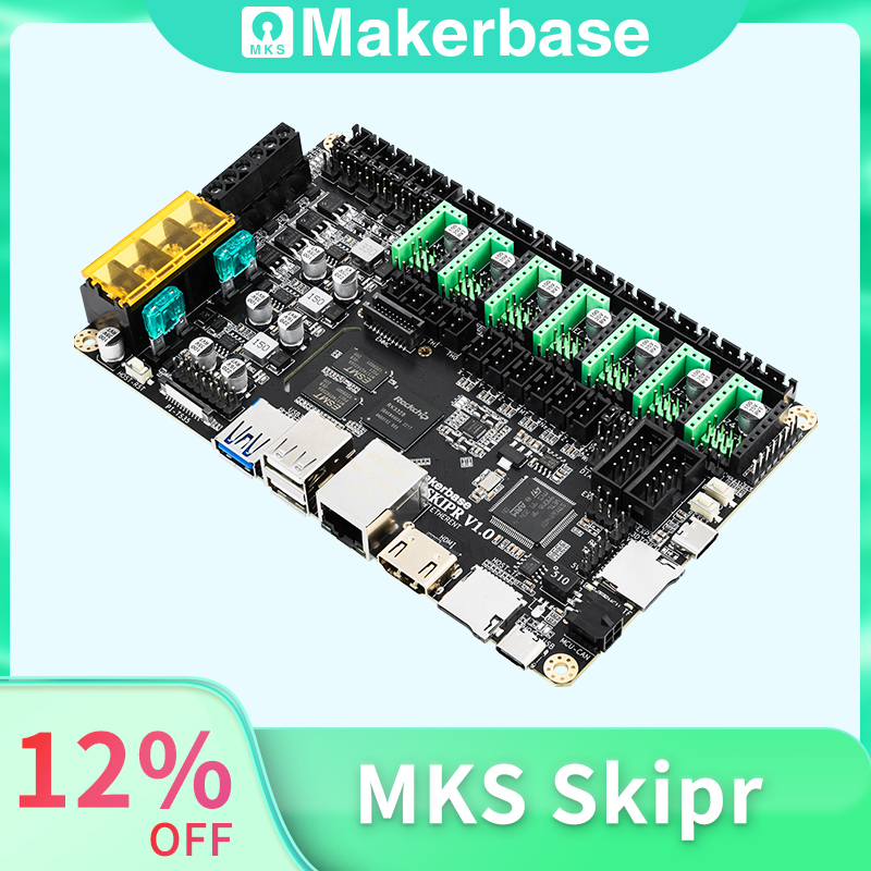 Makerbase MKS SKIPR 3D Printer - đánh giá và giá Raspberry Pi 3D Print