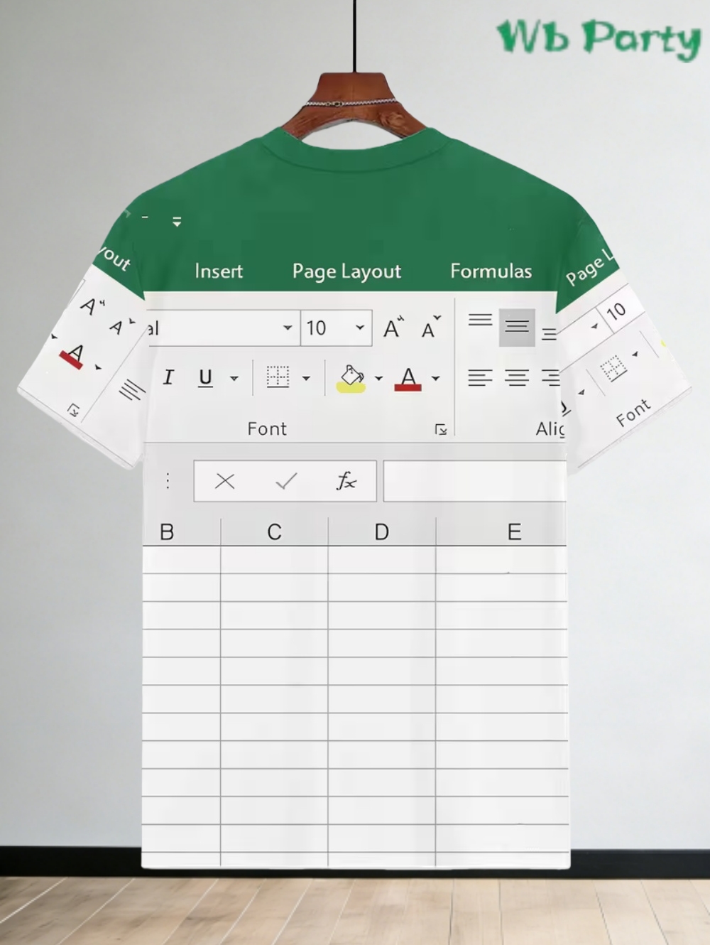 Casual Excel Tshirt for Men 3D - đánh giá và giá 3D Printing Online Service