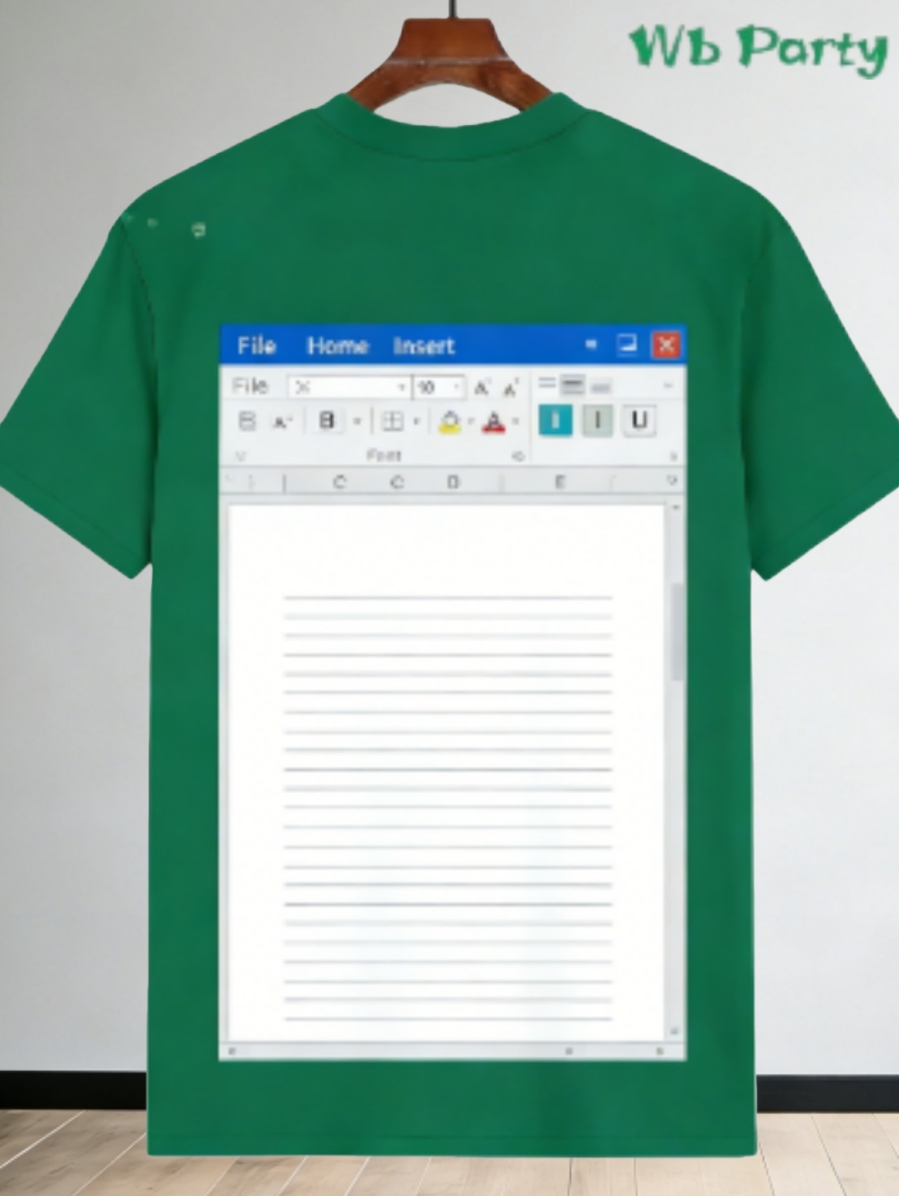 Casual Excel Tshirt for Men 3D - đánh giá và giá 3D Printing Online Service