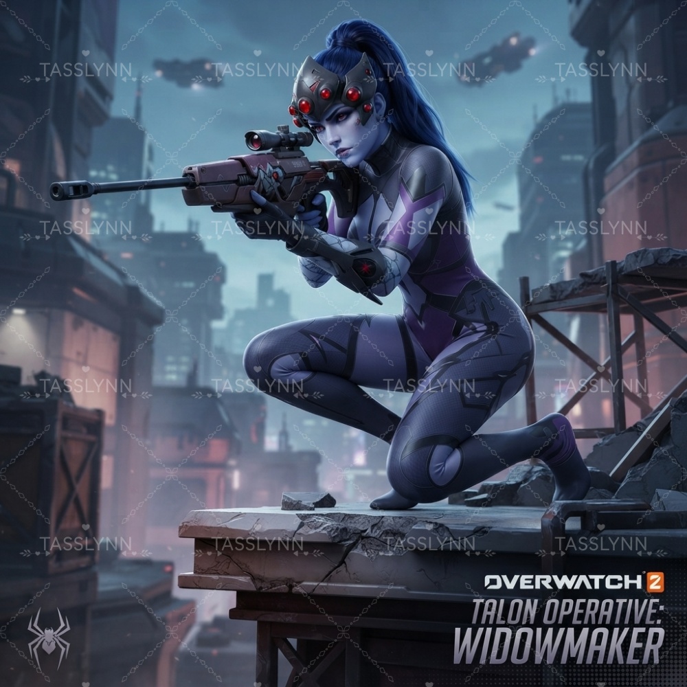 Overwatch Widowmaker Dark Purp - đánh giá và giá 3D Printing Games Free