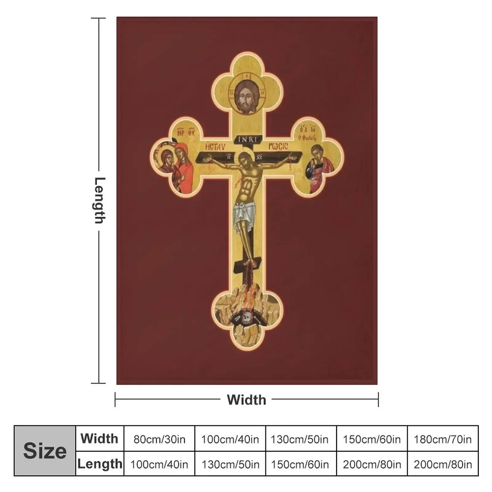 Orthodox Cross Icon Throw Blan - đánh giá và giá 3D Printing Icon