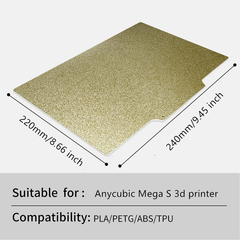 ENERGETIC PEI Sheet 220x240mm  - đánh giá và giá 3D Printer Bed Spring