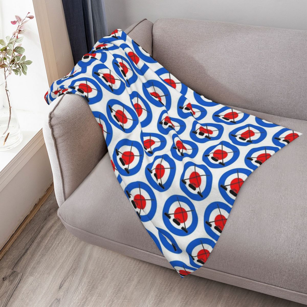 curling icons Throw Blanket Li - đánh giá và giá 3D Printing Icon