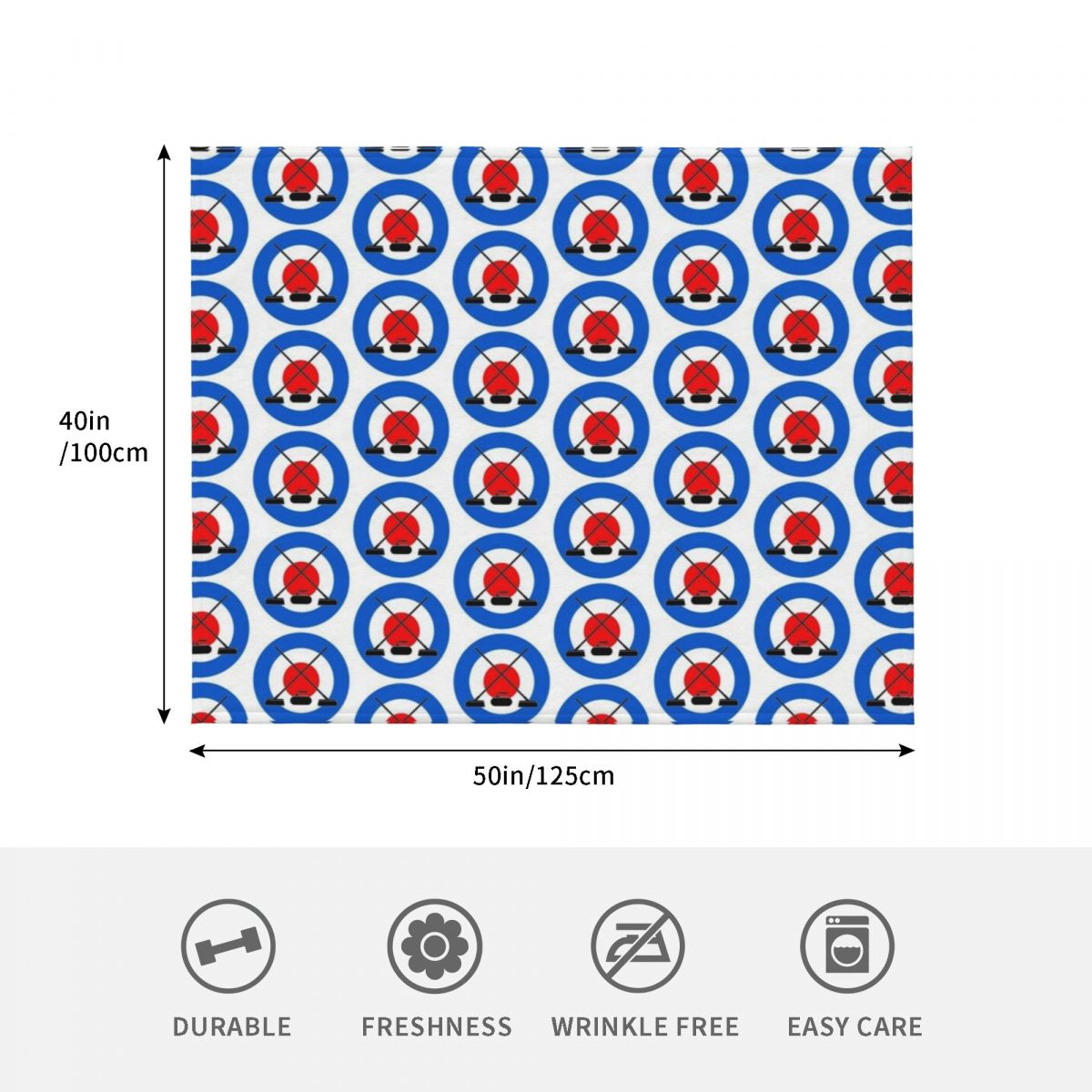 curling icons Throw Blanket Li - đánh giá và giá 3D Printing Icon