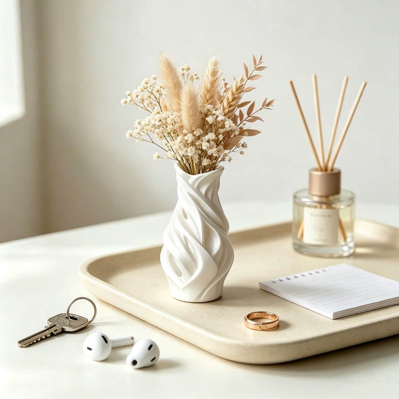 3D Printed Twisted Wave Vase O - đánh giá và giá 3D Printing Vase