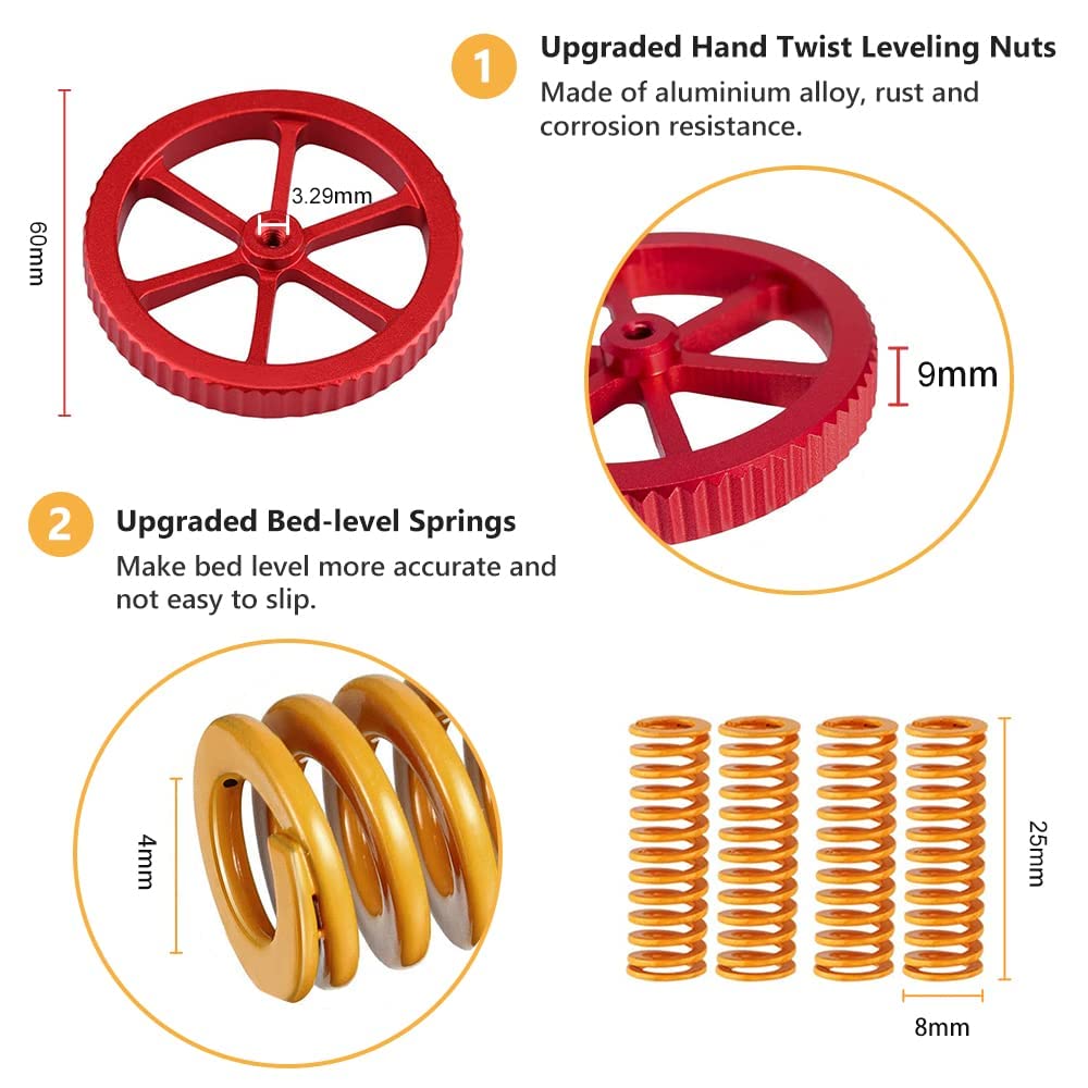 Creality official Ender 3 Pro  - đánh giá và giá 3D Printer Bed Spring