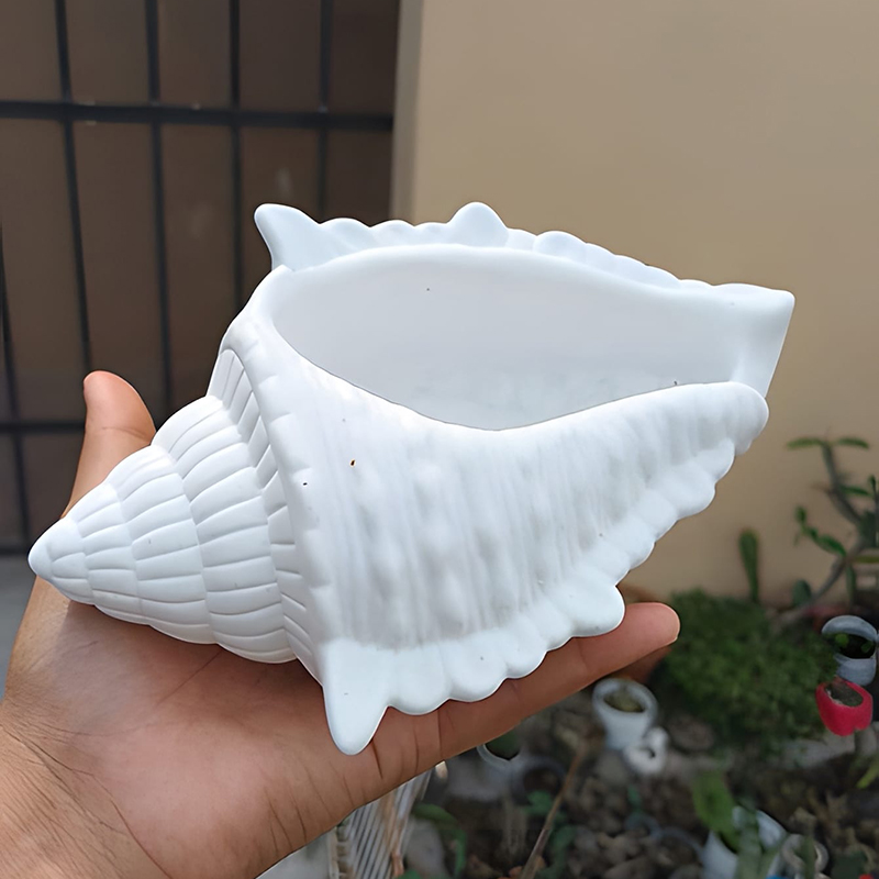 DIY 3D Conch Shaped Silicone C - đánh giá và giá 3D Printing Vase