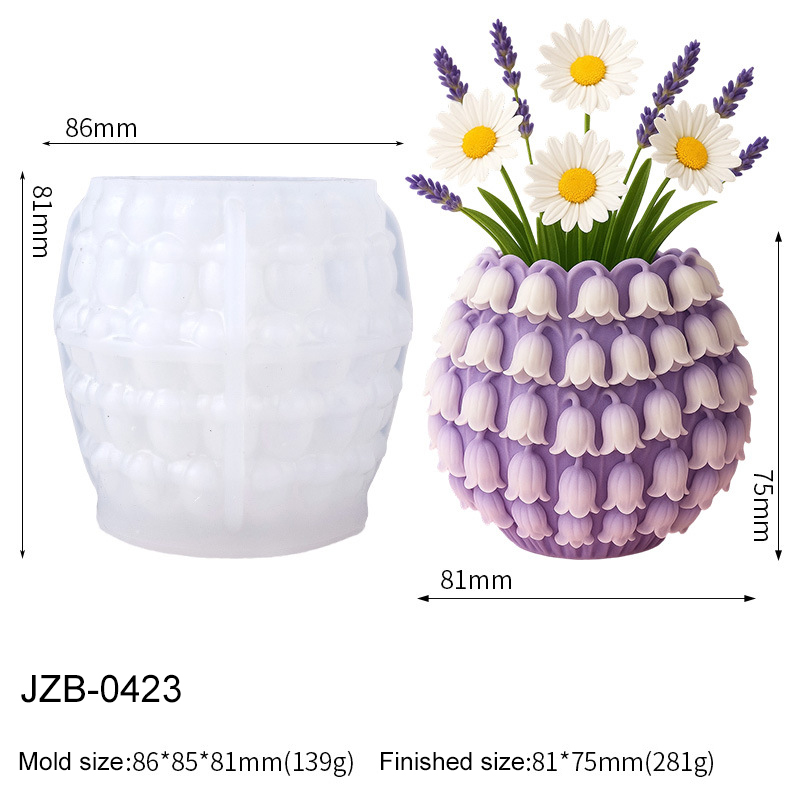 3D Lily of the Valley Vase Sil - đánh giá và giá 3D Printing Vase