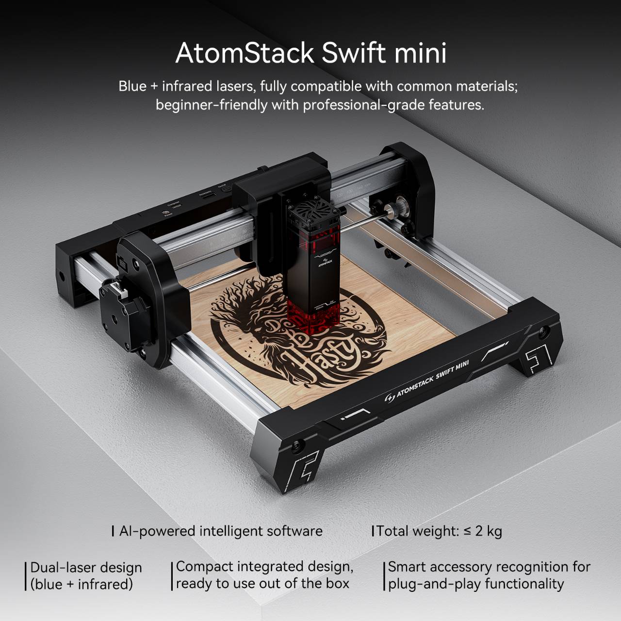 ATOMSTACK Swift Mini Laser Eng - đánh giá và giá 3D Printing Online Service