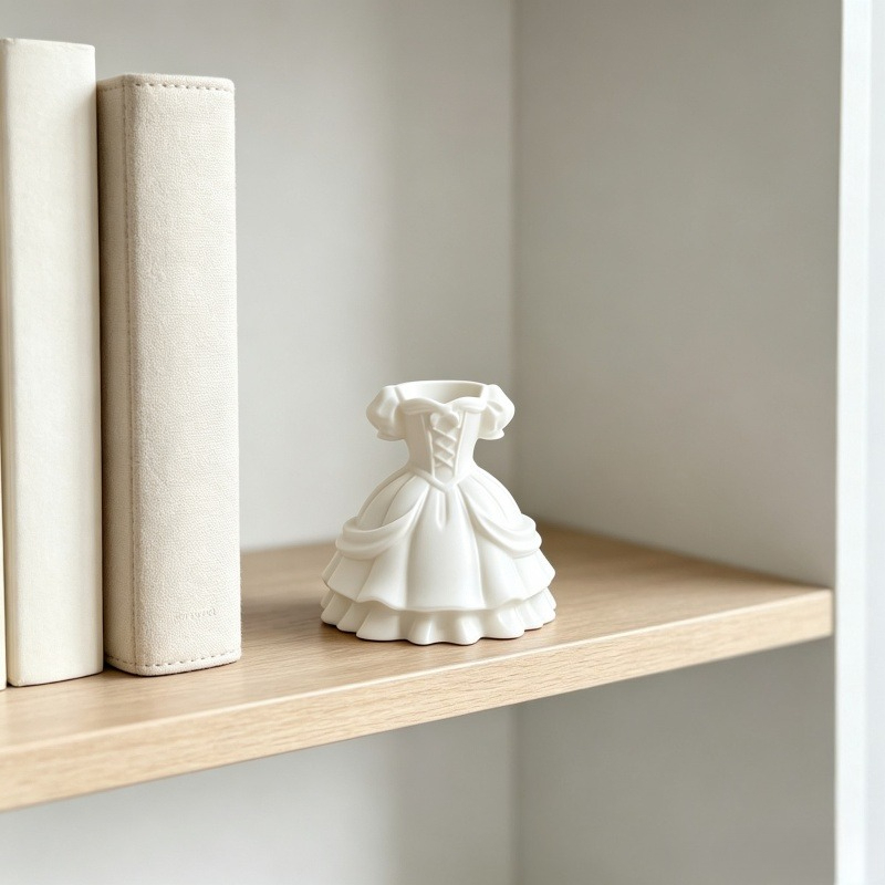 3D Printed White Princess Loli - đánh giá và giá 3D Printing Vase