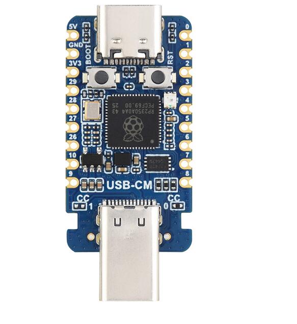 Waveshare RP2350-USB-C Microco - đánh giá và giá Raspberry Pi 3D Print