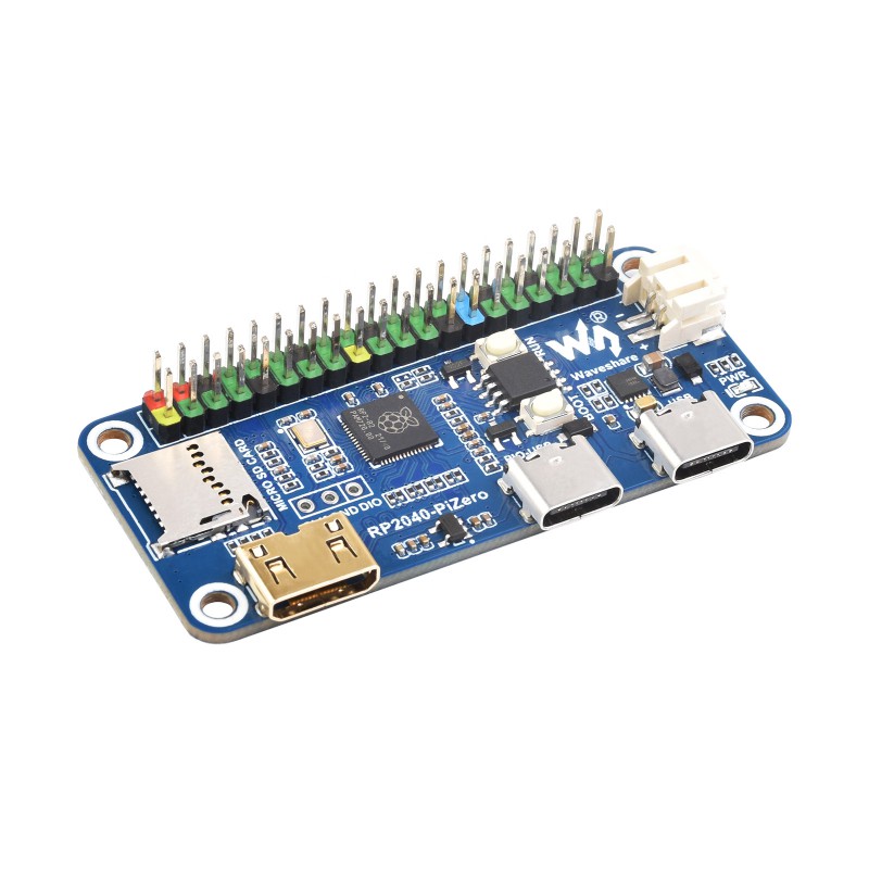 Waveshare RP2040-PiZero Develo - đánh giá và giá Raspberry Pi 3D Print