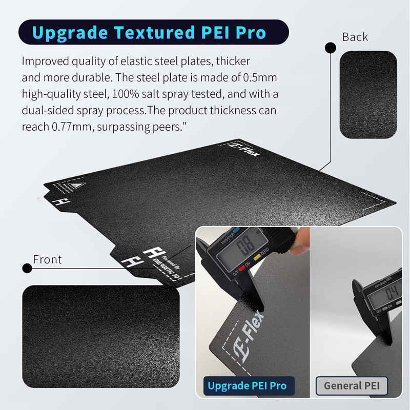 PEI Spring Steel Sheet 305x305 - đánh giá và giá 3D Printer Bed Spring