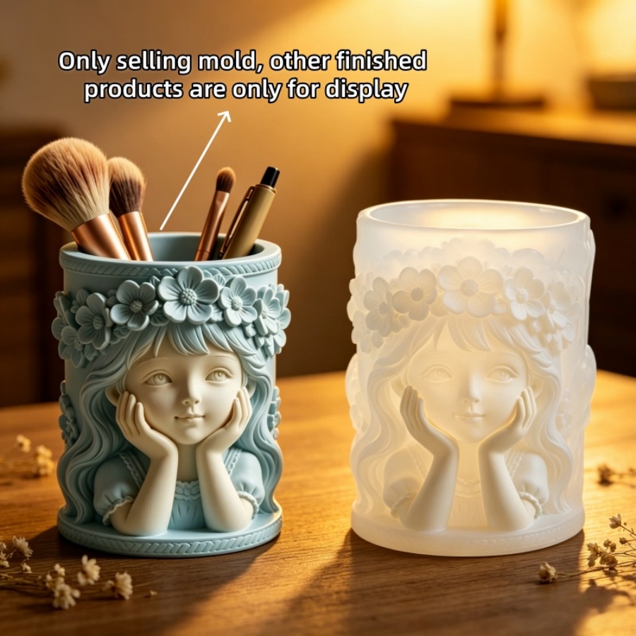 Reusable 3D Embossed Girl Sili - đánh giá và giá 3D Printing Vase